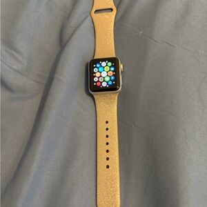 Apple Smartwatch Series 3 with Silver Glitter Band - 38mm